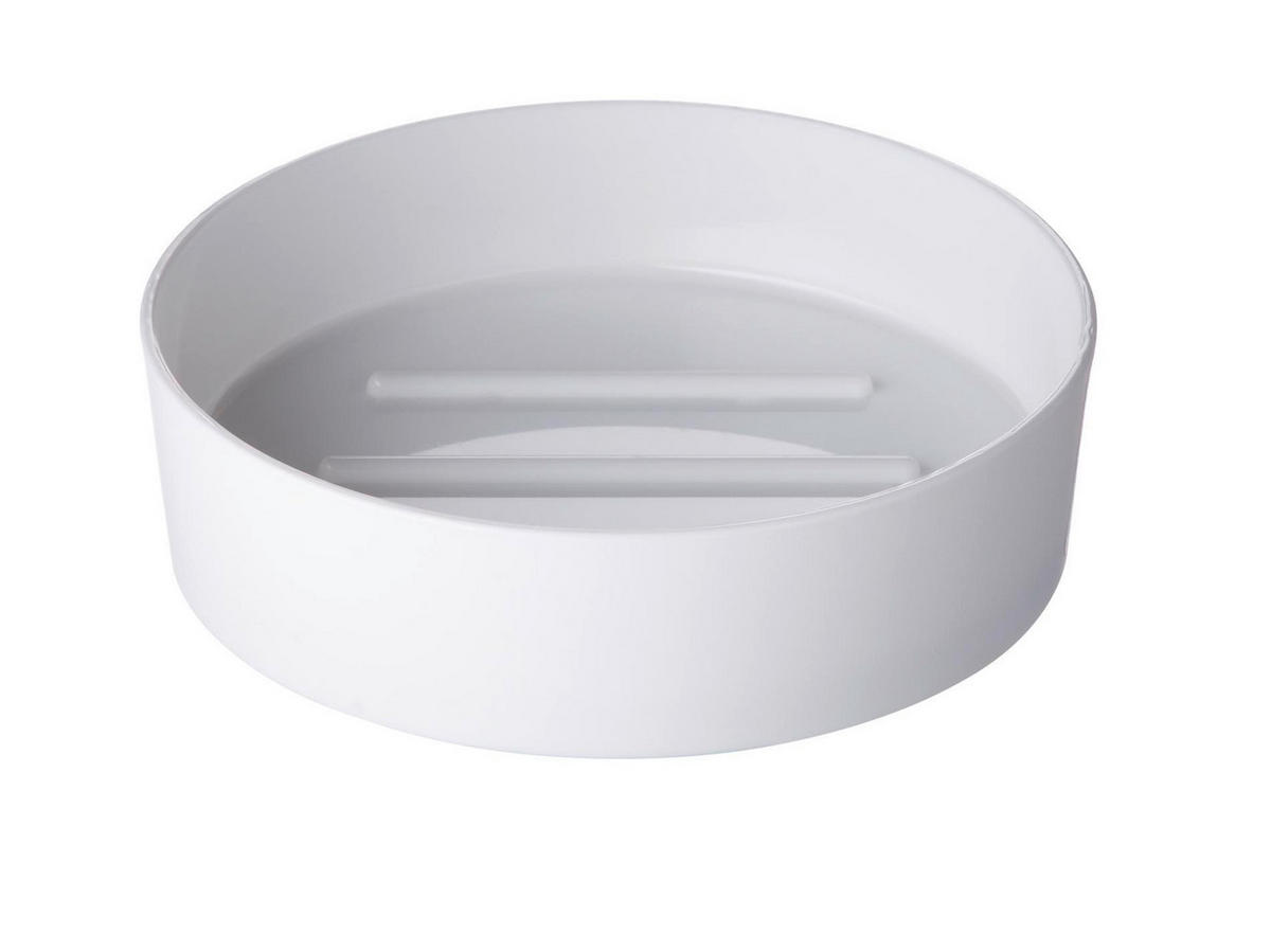 SEIFENSCHALE Kunststoff  - Weiß, Basics, Kunststoff (11/3/11cm) - Sadena
