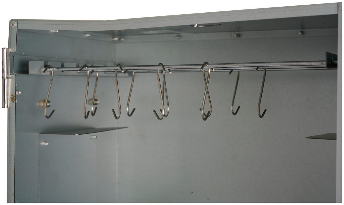 RÄUCHEROFEN - Grau, Basics, Metall (44/80/28cm)