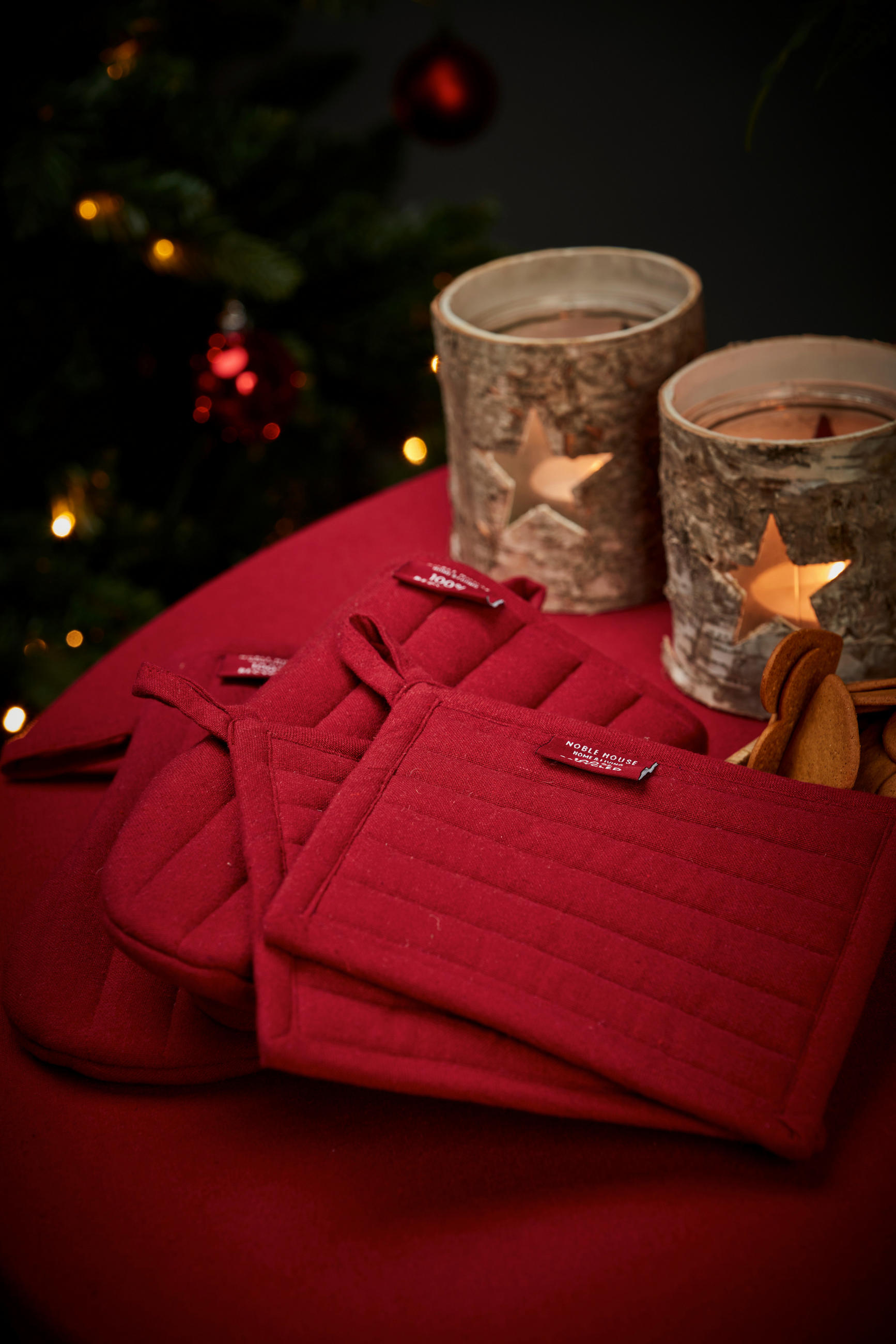 GRYTLAPP mörkröd  - mörkröd, Basics, textil (20/20cm)