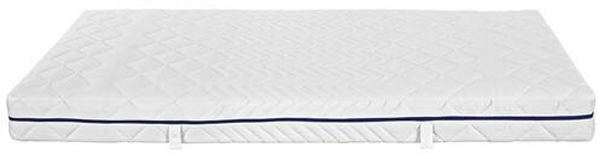 Taschenfederkernmatratze 90/200 cm, Höhe ca.: 19 cm, H2 = mittel, 7-Zonen - Weiß, Textil (90/200cm) - Primatex