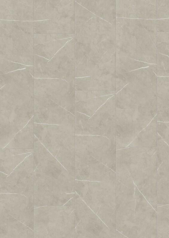 VINYLBODEN Eleganto  Marmor Polar100006101  per  m² - Beige, Design, Holz (121/28,8/1cm) - Tilo