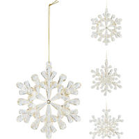 VÁNOČNÍ OZDOBA NA STROMEČEK - vícebarevná, Basics, textil (12/1/12cm)