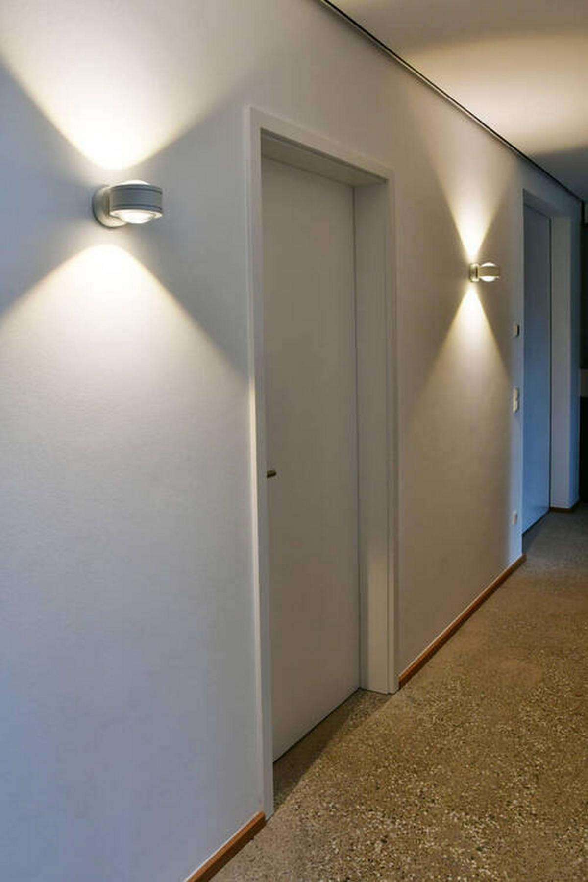 LED-WANDLEUCHTE 13,2/13,2/18,0 cm   - Weiß, Design, Metall (13,2/13,2/18,0cm)