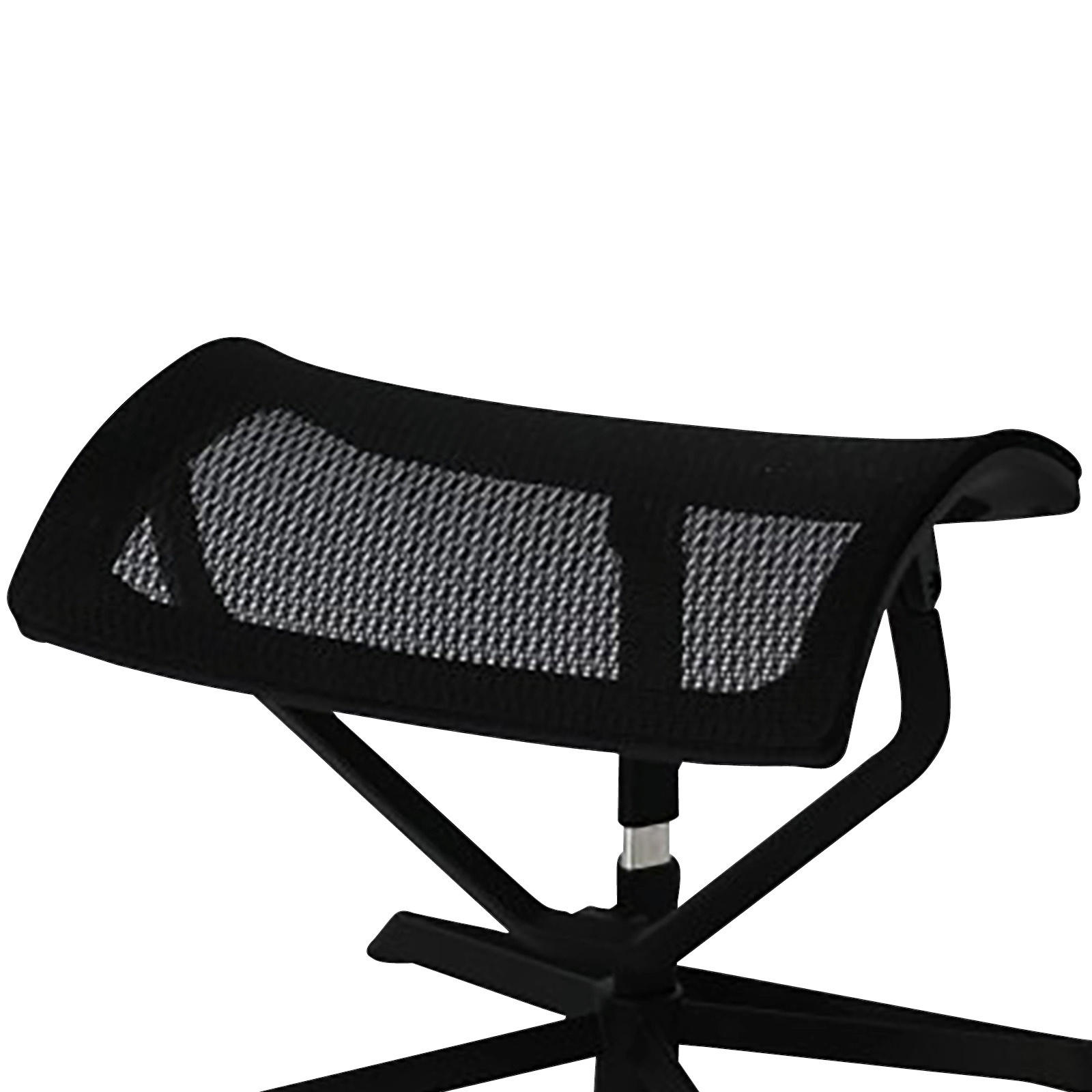 KANC. STOLIČKA BEZ OPERADLA,  - čierna, Basics, kov/textil (43/46/33cm) - MID.YOU
