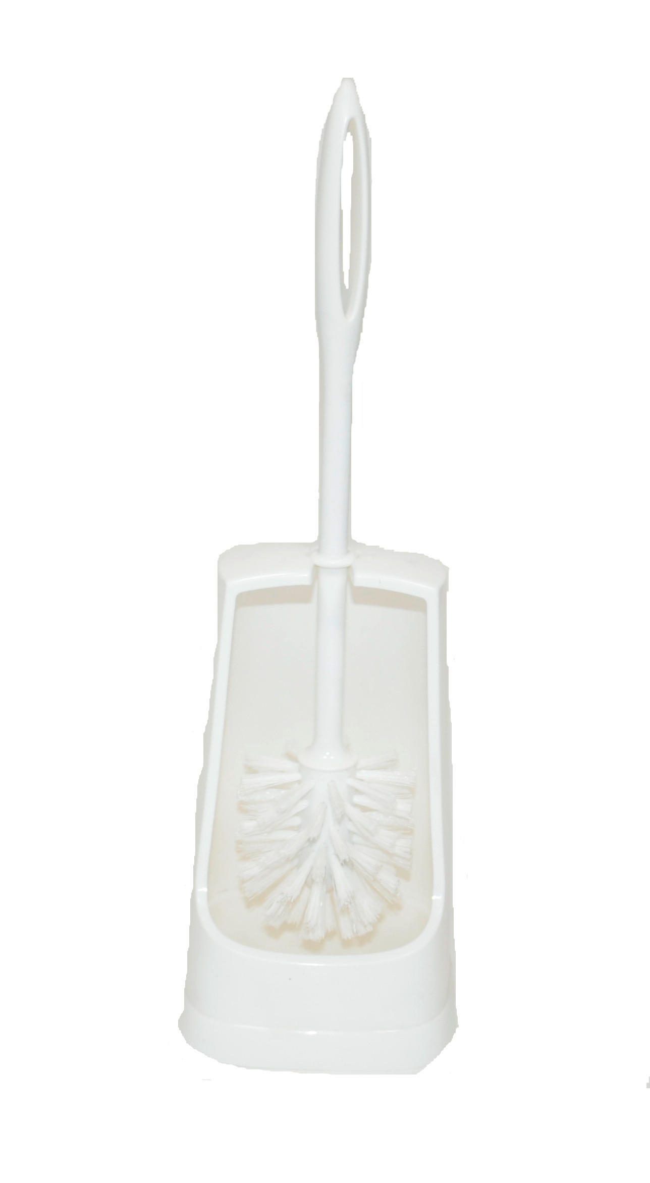 GARNITURĂ DE PERIE PENTRU WC in plastic  plastic   - alb, Basics, plastic (44cm)