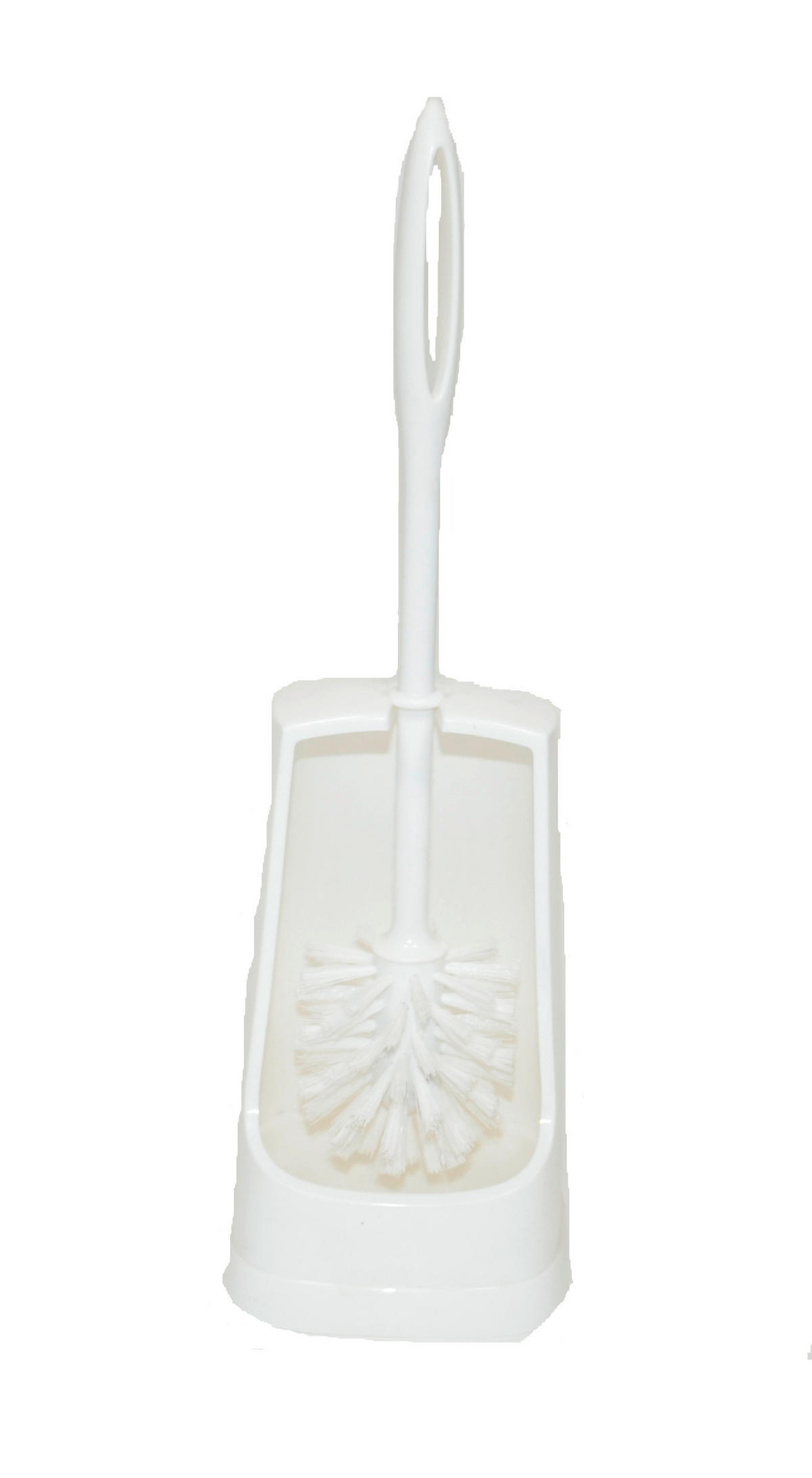 GARNITURĂ DE PERIE PENTRU WC in plastic  plastic   - alb, Basics, plastic (44cm)