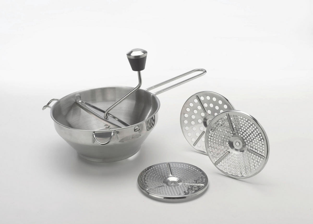 PASSIERSIEB  - Edelstahlfarben, Basics, Metall (33/22/11cm)