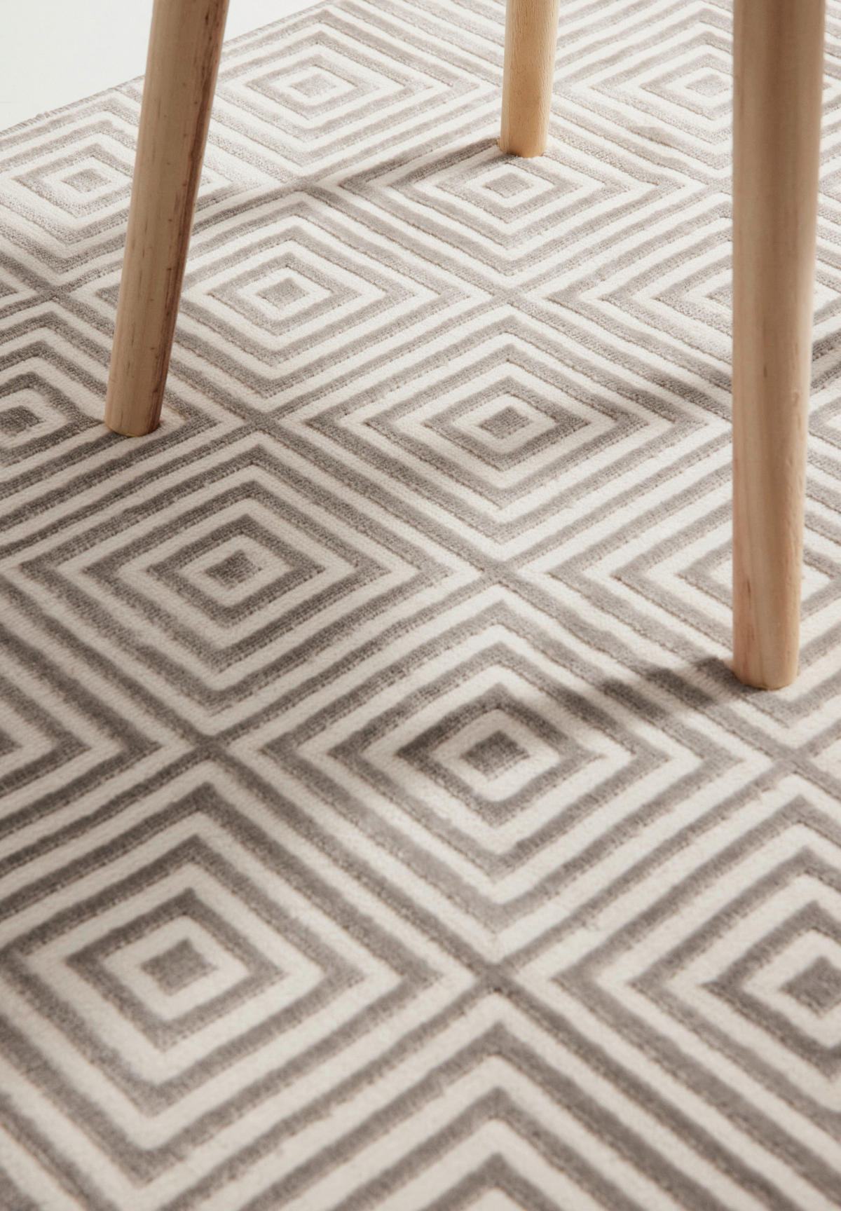 LÄUFER 80/240 cm Perles  - Weiß/Grau, Basics, Kunststoff (80/240cm) - Elle Decoration