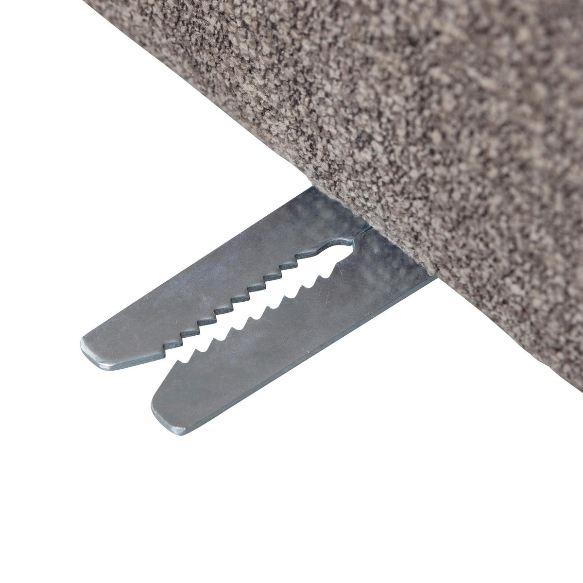SITZBANK in Textil Braun  - Schwarz/Braun, MODERN, Kunststoff/Textil (84/83/73cm) - Livetastic