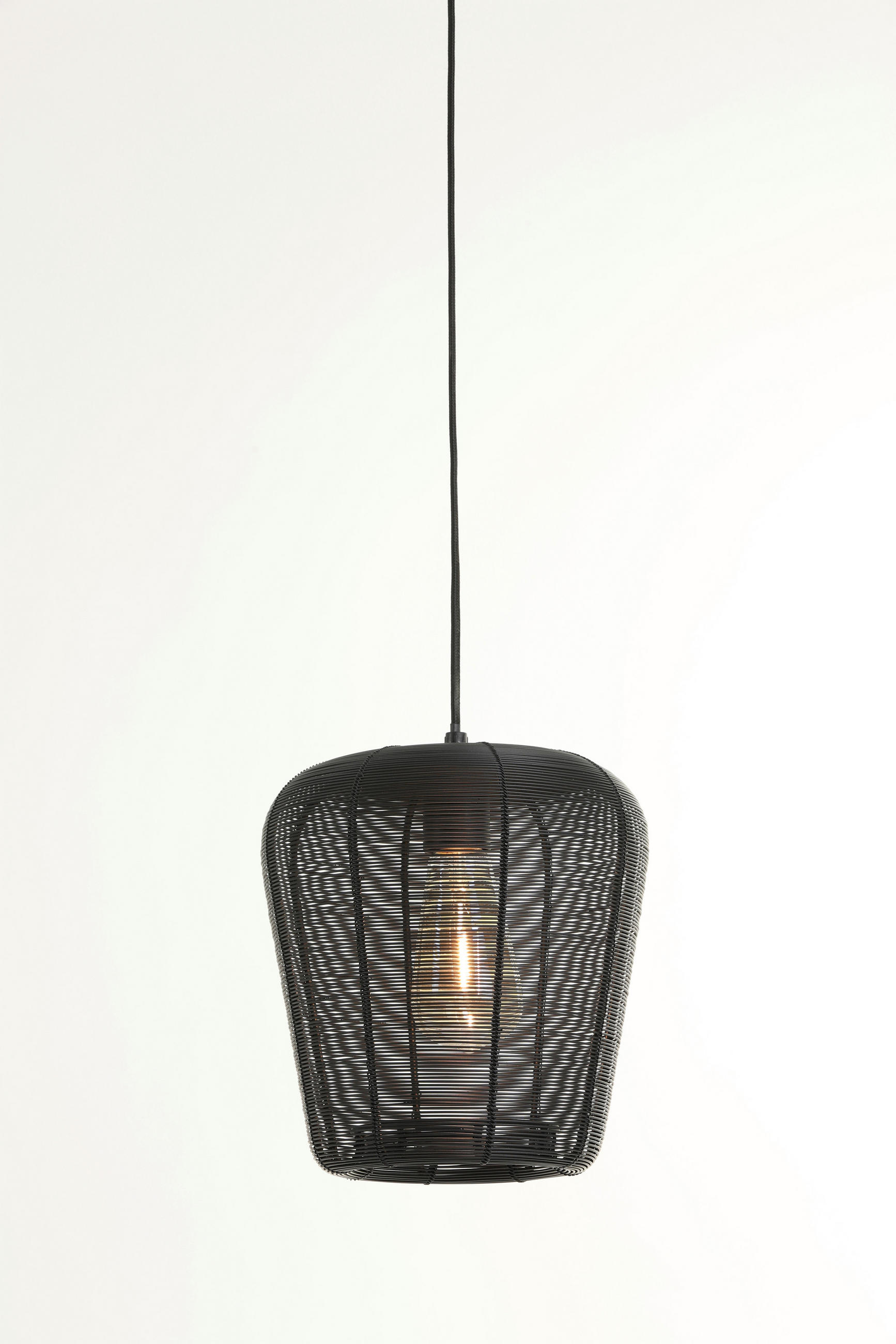 HÄNGELEUCHTE Adeta 23/25 cm   - Schwarz, Design, Metall (23/25cm) - Light & Living