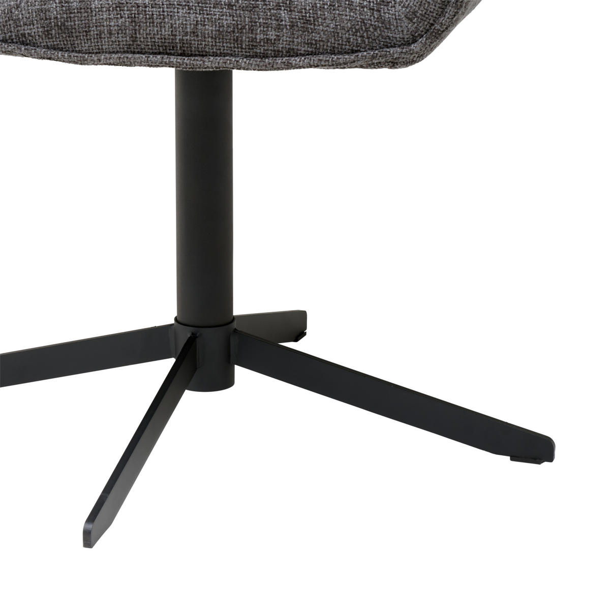 ARMLEHNSTUHL   Webstoff  - Hellbraun/Schwarz, Modern, Holz/Textil - MID.YOU