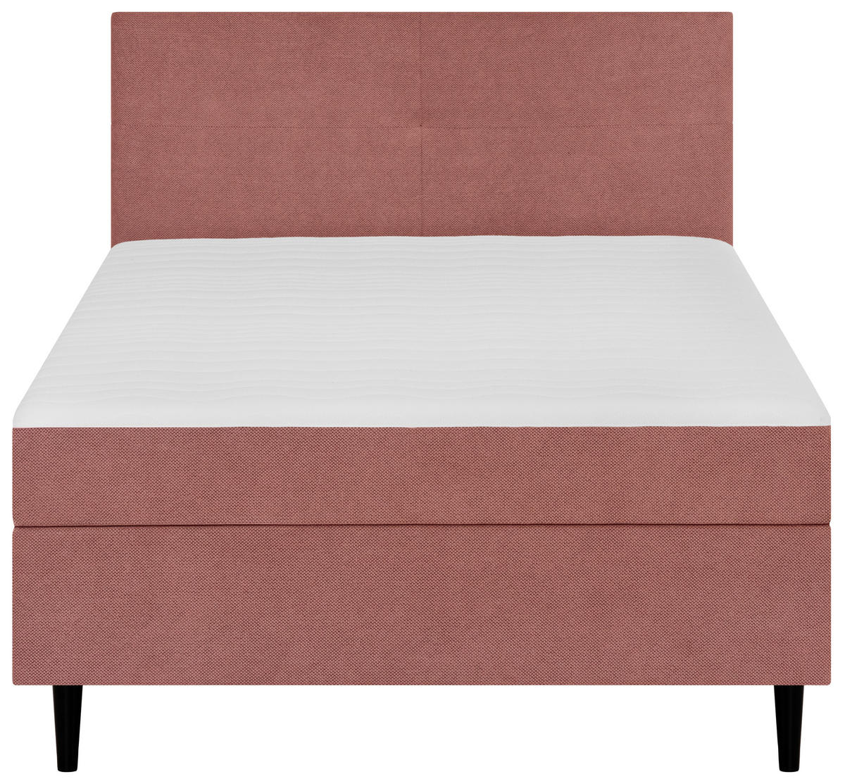 BOXBETT 120/200 cm  in Rosa  - Schwarz/Rosa, KONVENTIONELL, Textil (120/200cm) - P & B