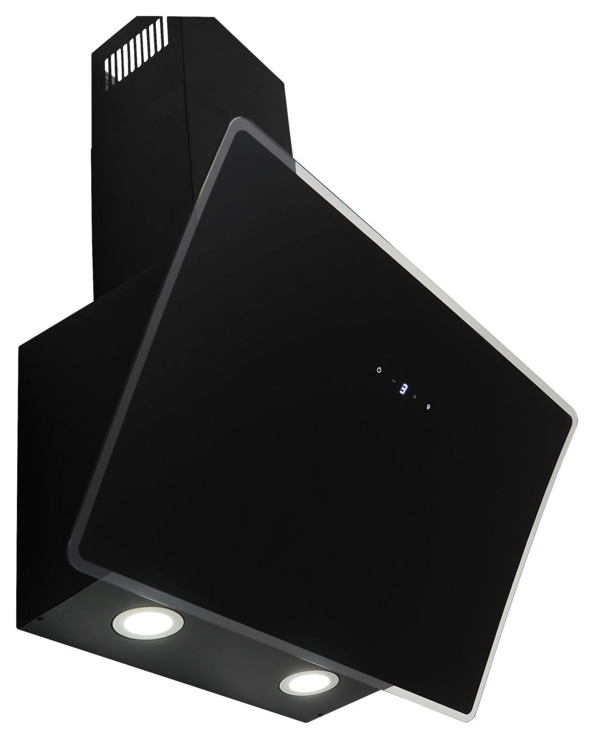 DUNSTABZUGSHAUBE CH111060SA++  - Schwarz, Trend, Glas/Metall (59,5/74,8–109,5/38,5cm) - Respekta