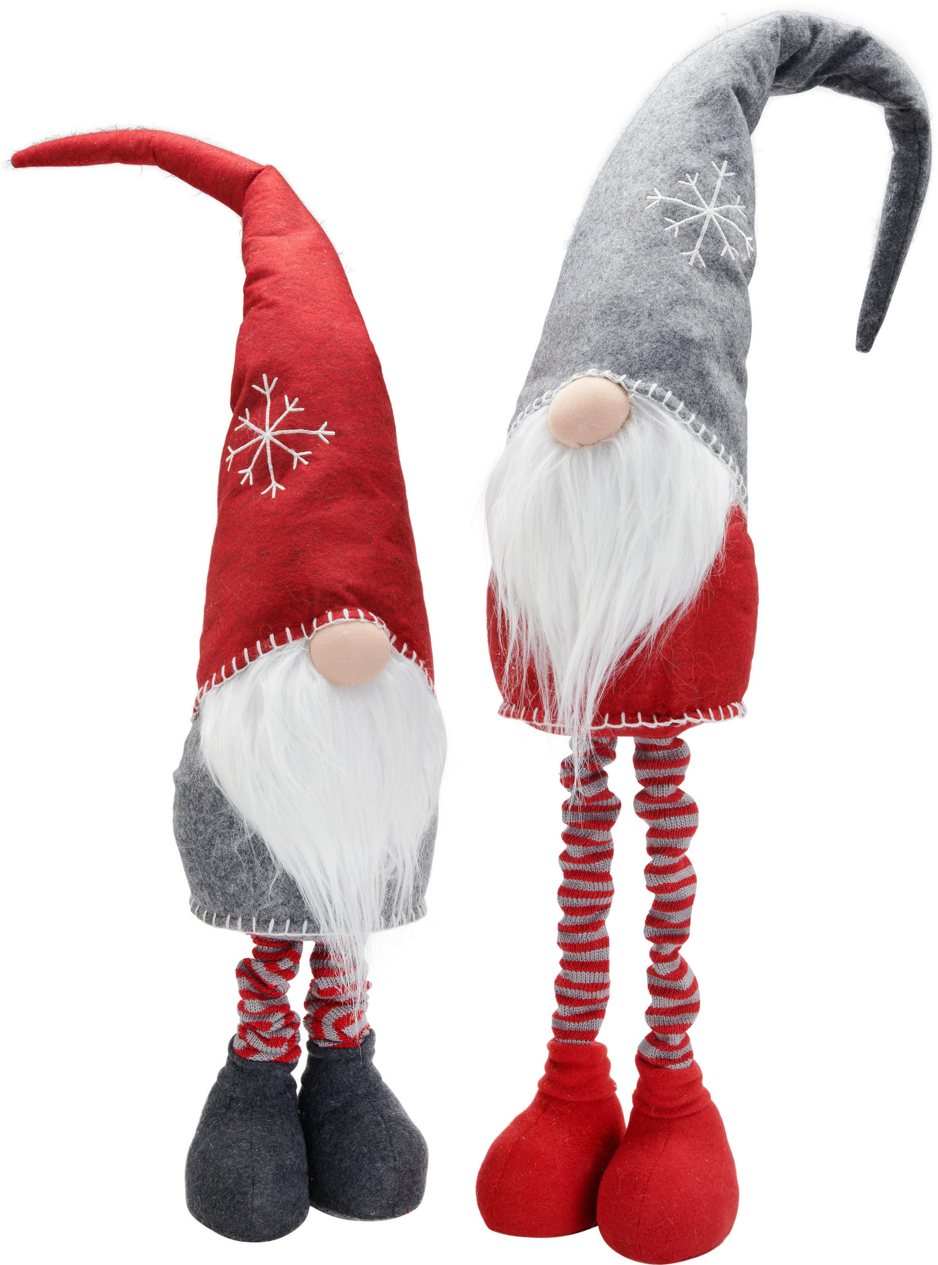 PATULJAK - bijela/siva, Trend, kamen/drvni materijal (18/112/17cm) - X-Mas