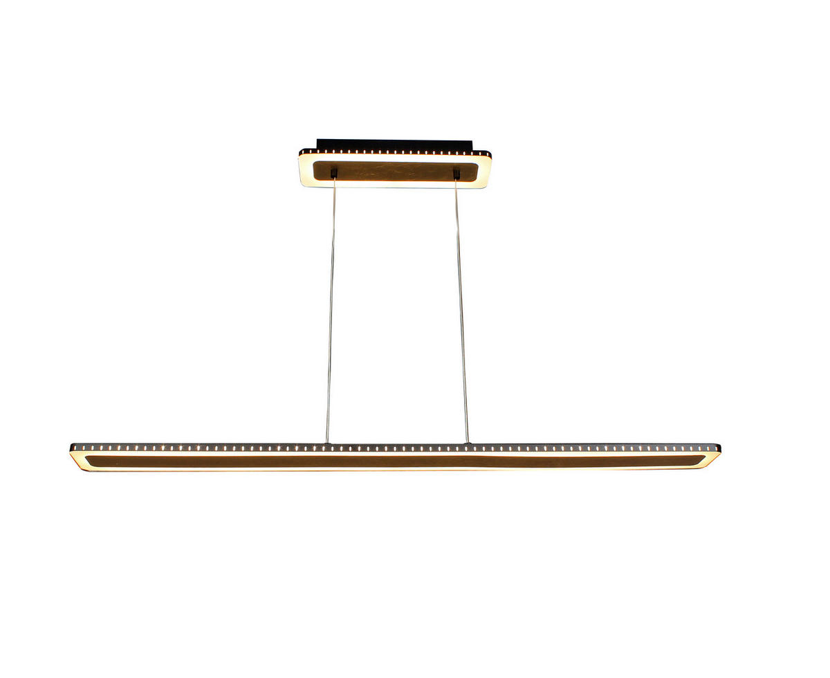 LED-HÄNGELEUCHTE 120/12/120 cm  - Goldfarben/Schwarz, Design, Metall (120/12/120cm)