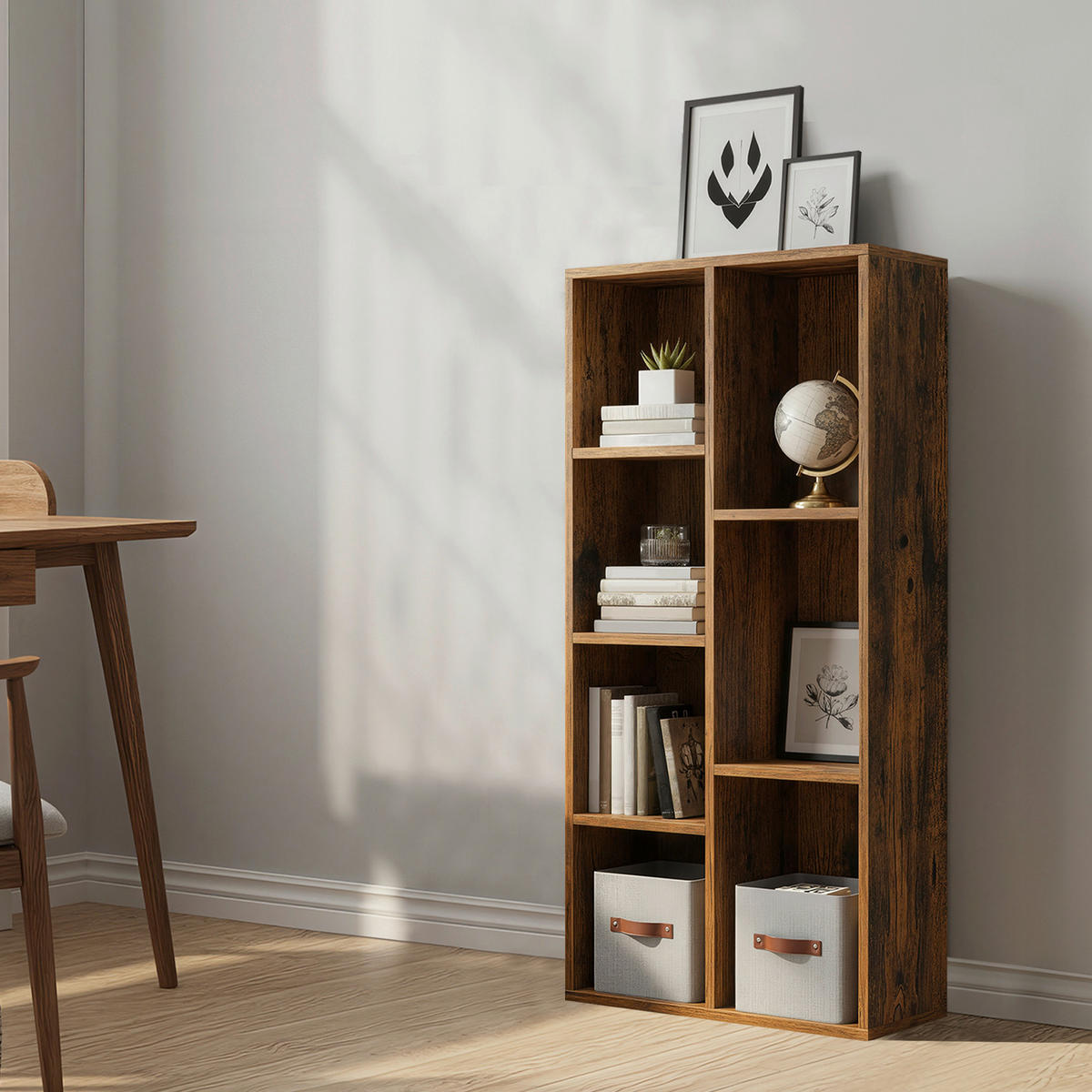 REGAL Dunkelbraun  - Dunkelbraun, Trend, Holzwerkstoff (50/106/24cm) - Boxxx