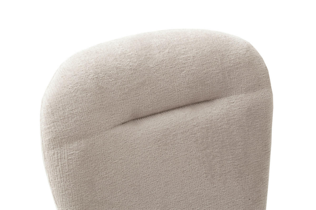 STUHL in Textil, Holz Weiß  - Eichefarben/Weiß, Design, Holz/Textil (50/88/64cm) - Livetastic
