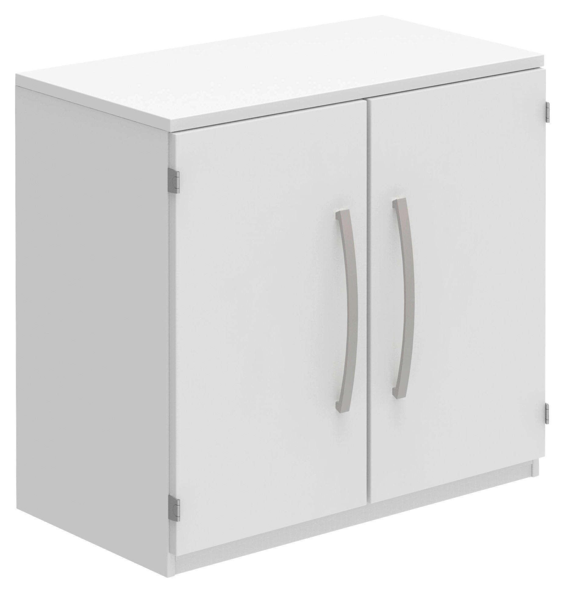 AKTENSCHRANK 80/76,5/43 cm  - Weiß, KONVENTIONELL, Holzwerkstoff (80/76,5/43cm) - Moderano