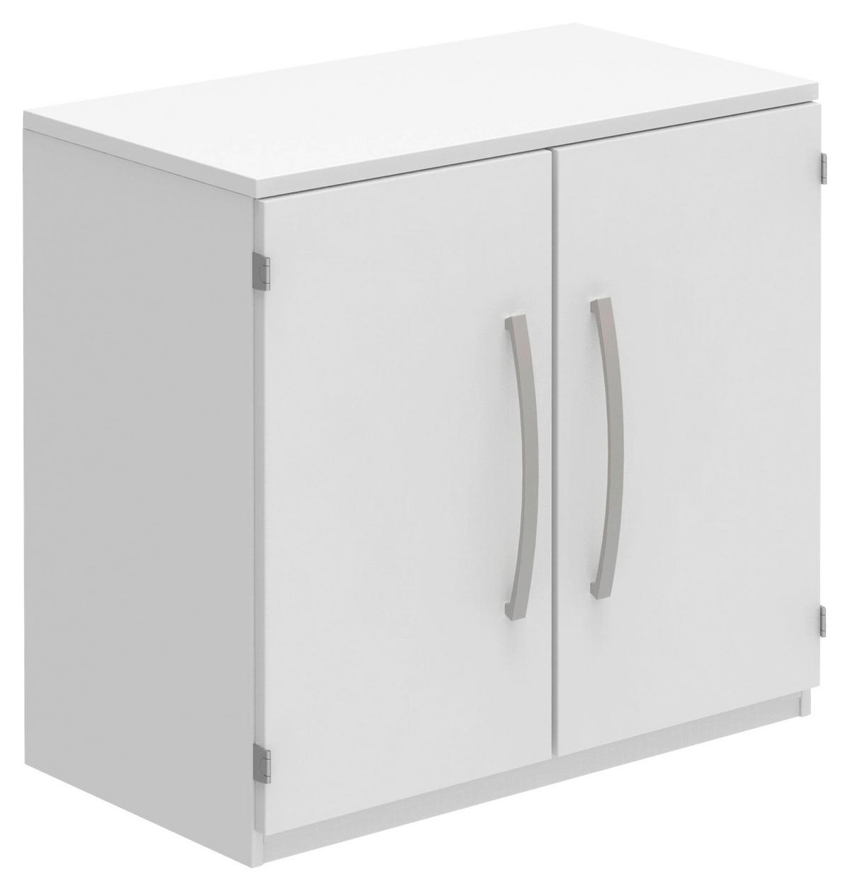 AKTENSCHRANK Weiß  - Weiß, KONVENTIONELL, Holzwerkstoff (80/76,5/43cm) - Moderano