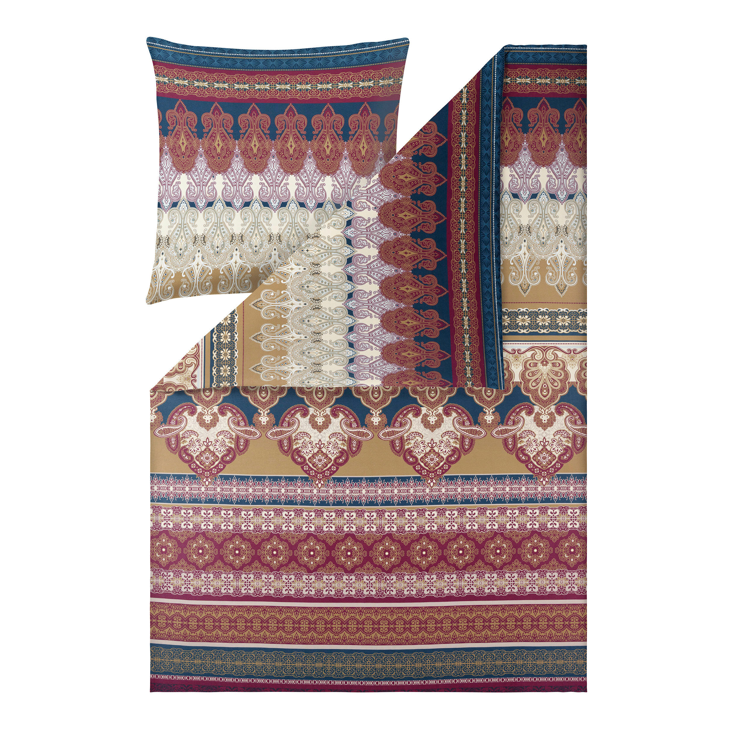 BETTWÄSCHE Atelier Interlock-Jersey 155/220 cm  - Multicolor, Design, Textil (155/220cm) - Estella