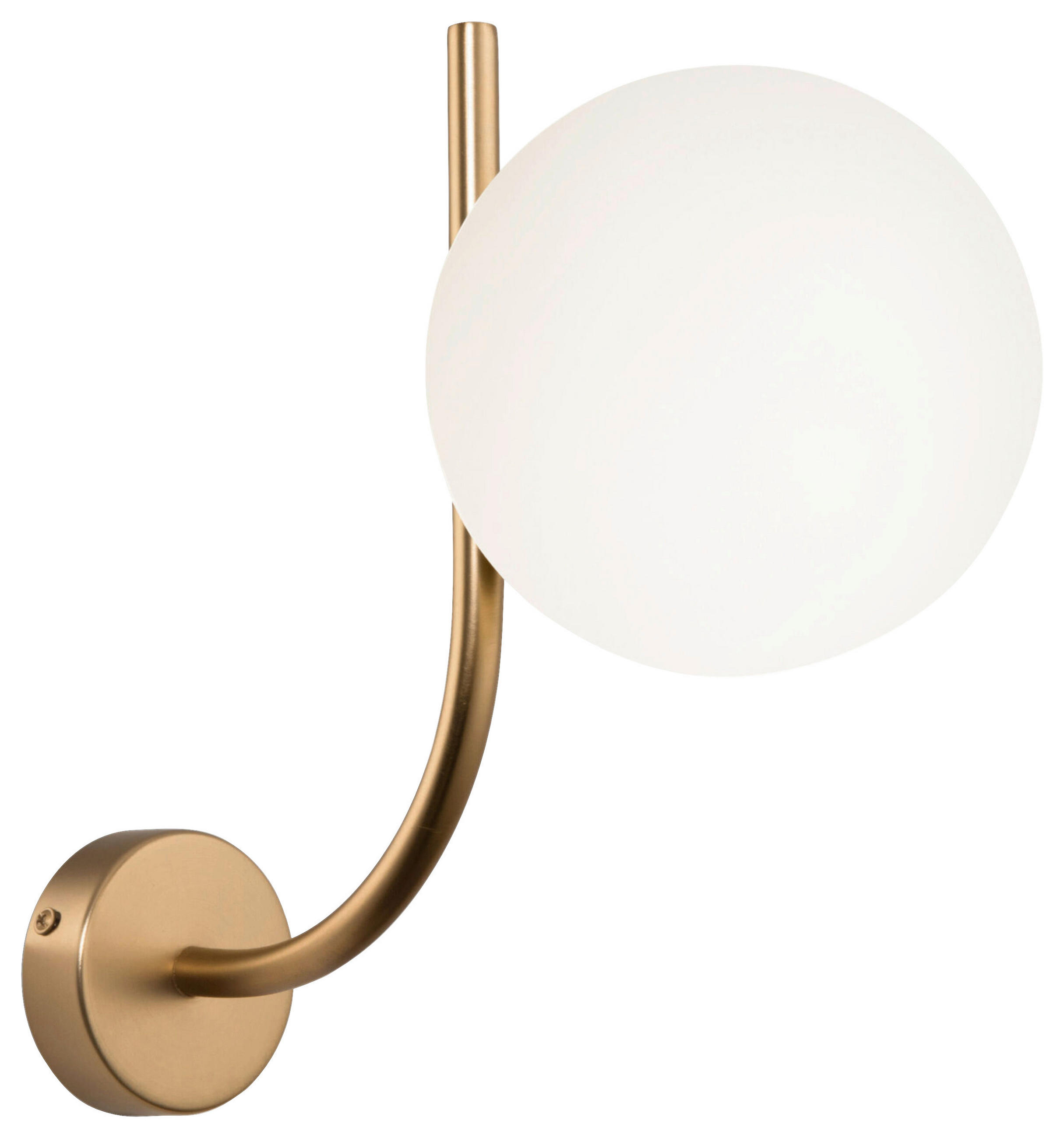 VÄGGLAMPA 15/29/31 cm   - mässingsfärgad, Basics, metall/glas (15/29/31cm) - MAYTONI