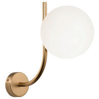 WANDLEUCHTE Modern 15/29/31 cm  - Messingfarben, Basics, Glas/Metall (15/29/31cm) - MAYTONI