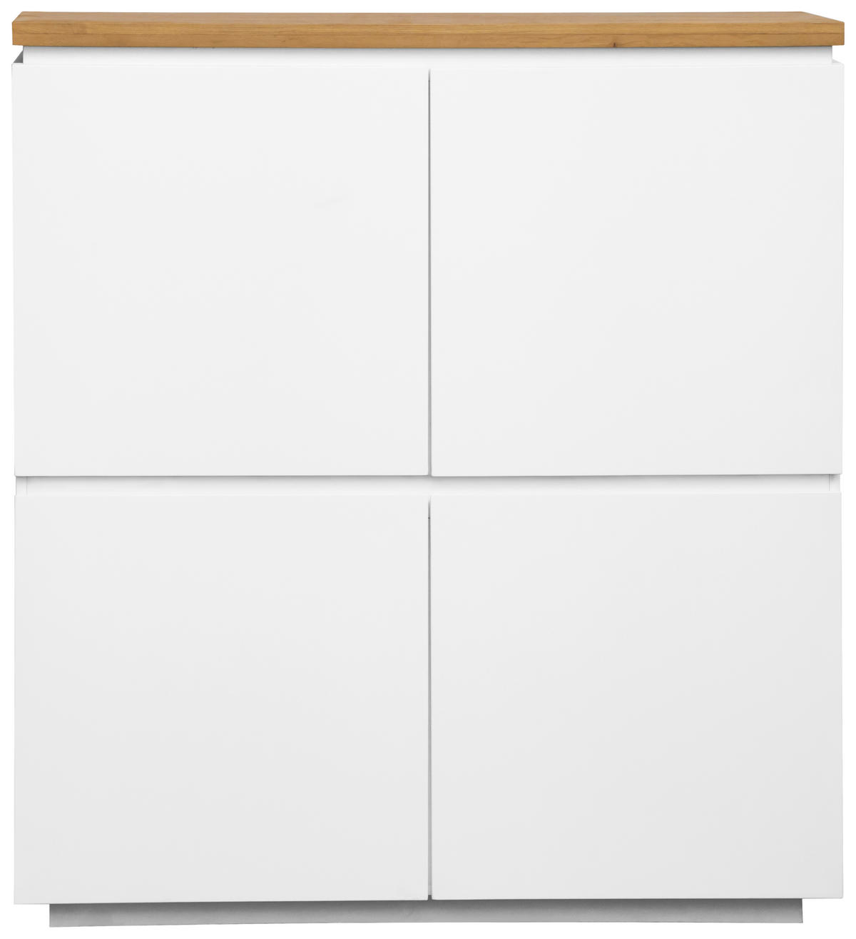 HIGHBOARD  120/120/41,5 cm  - Eichefarben/Weiß, KONVENTIONELL, Holz/Holzwerkstoff (120/120/41,5cm) - Novel