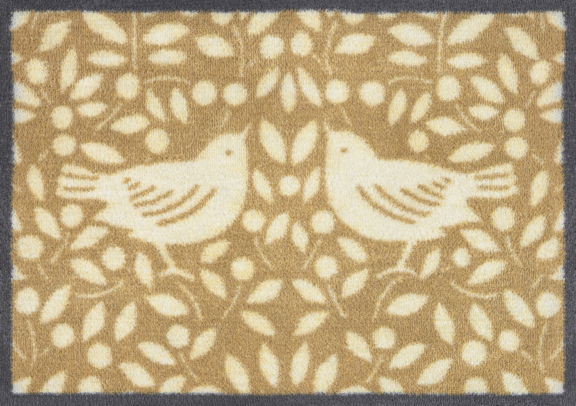 FUßMATTE 60/85 cm Looting Fruits Neutral  - Beige, ROMANTIK / LANDHAUS, Kunststoff/Textil (60/85cm) - wash+dry