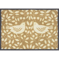 FUßMATTE 60/85 cm Looting Fruits Neutral  - Beige, ROMANTIK / LANDHAUS, Kunststoff/Textil (60/85cm) - wash+dry