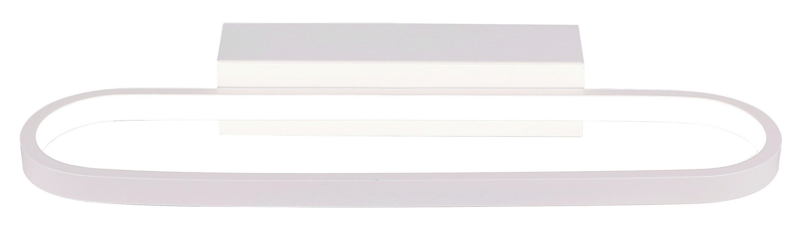 LED VÄGGLAMPA Cover 13.50/40/10 cm   - vit, Design, metall (13.50/40/10cm)