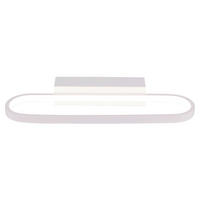 LED VÄGGLAMPA Cover 13.50/40/10 cm   - vit, Design, metall (13.50/40/10cm)
