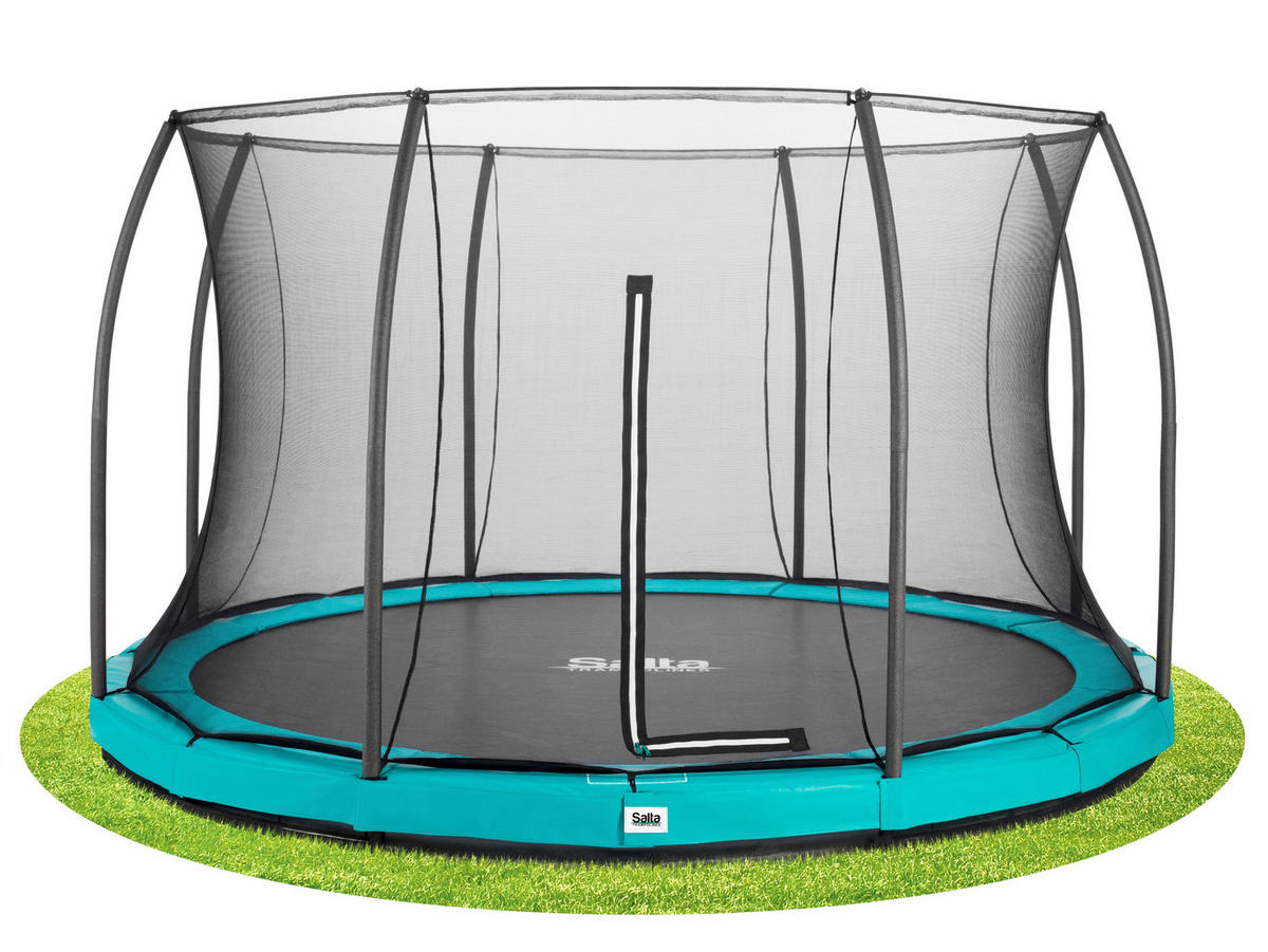 Trampolin Salta Comfort Ground Salta Comfort Edition Ground 396/200 cm  - Grün, Basics, Metall (396/200cm) - Salta