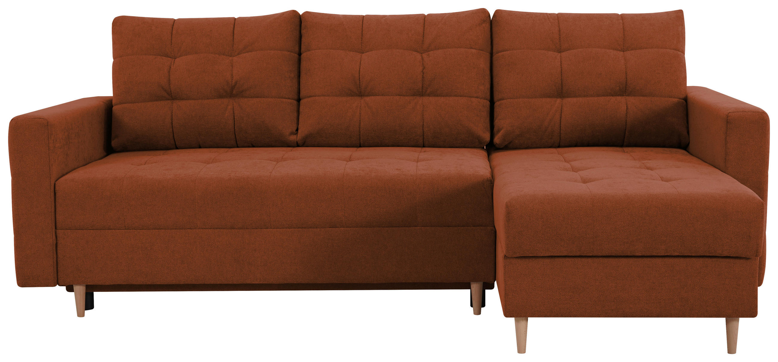 HÖRNSOFFA i rostfärgad  - rostfärgad, Design, textil (232/141cm) - MID.YOU