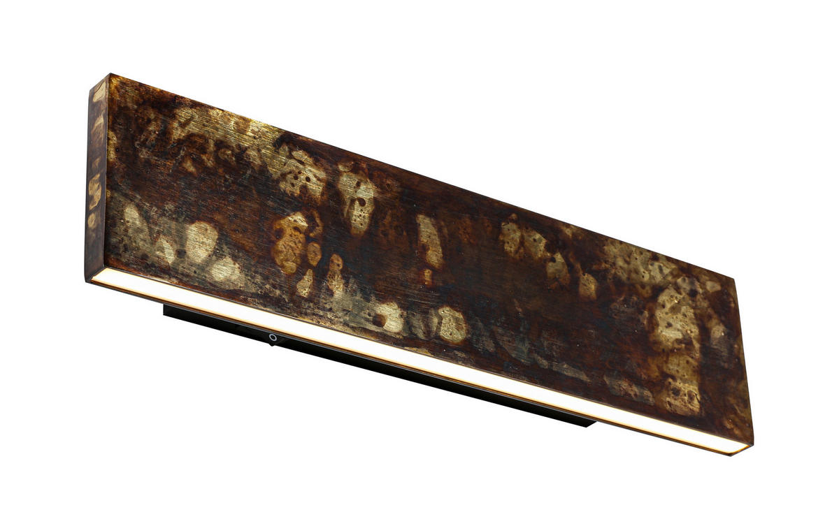 LED-WANDLEUCHTE Oxira 4,5/30/7,5 cm  - Multicolor/Schwarz, Design, Kunststoff/Metall (4,5/30/7,5cm) - Dieter Knoll