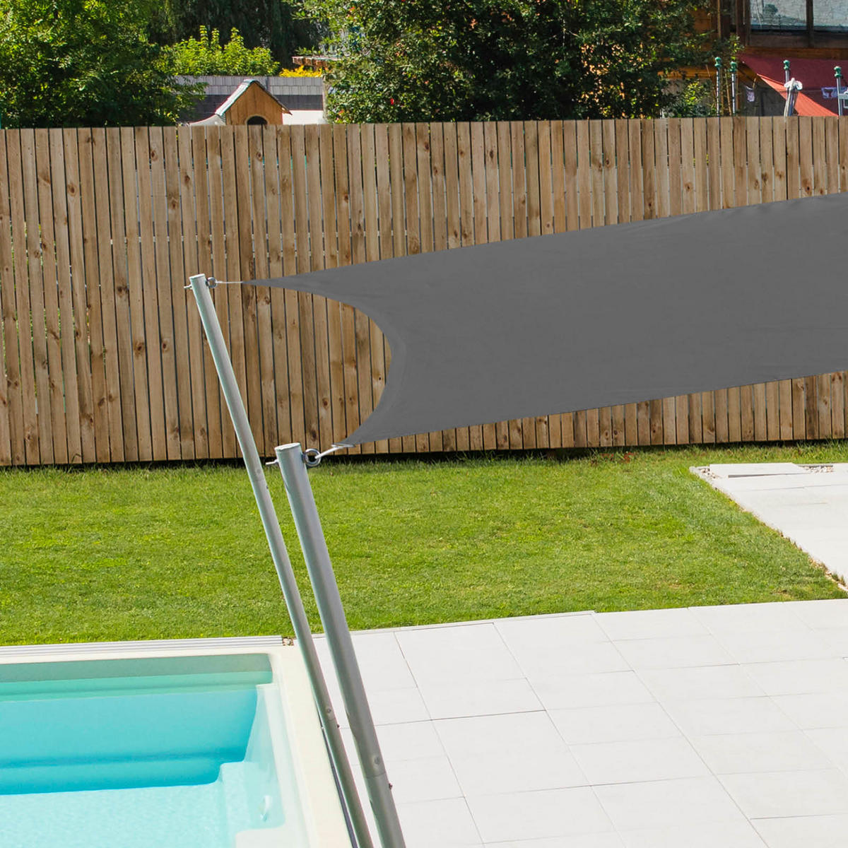 TIENIACA PLACHTA DO ZÁHRADY 500/500 cm - antracitová, Basics (500/500cm)