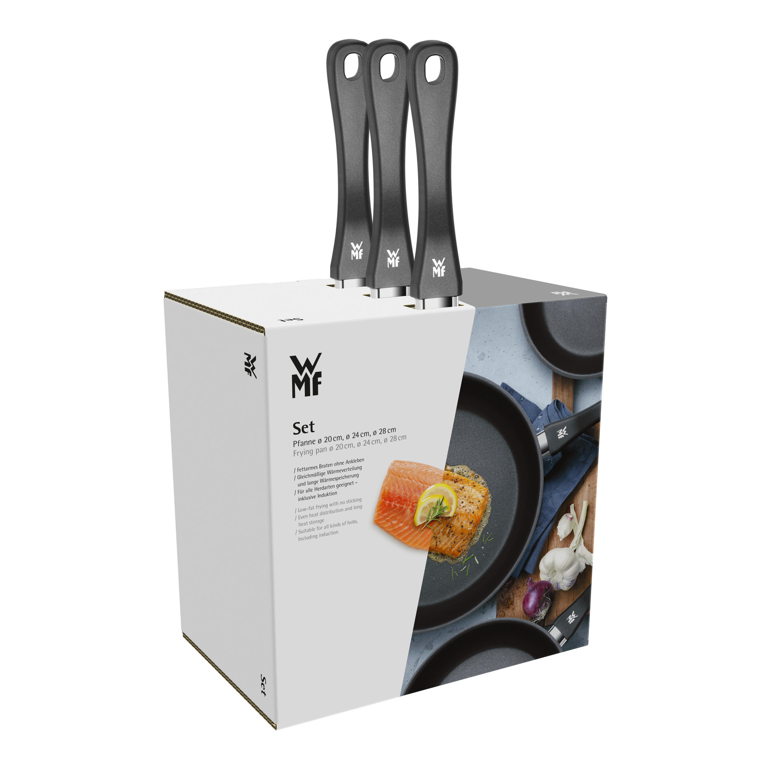 PFANNENSET Devil Edelstahl 3-teilig  - Trend, Metall - WMF