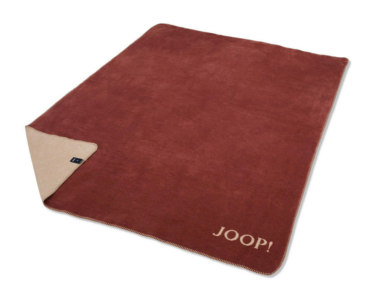 WOHNDECKE JOOP! DOUBLEFACE-MELANGE 150/200 cm  - Terracotta, Basics, Textil (150/200cm) - Joop!