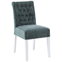 STUHL Chenille Jadegrün Buche massiv  - Jadegrün/Weiß, KONVENTIONELL, Holz/Textil (46,5/91/65cm) - Cantus