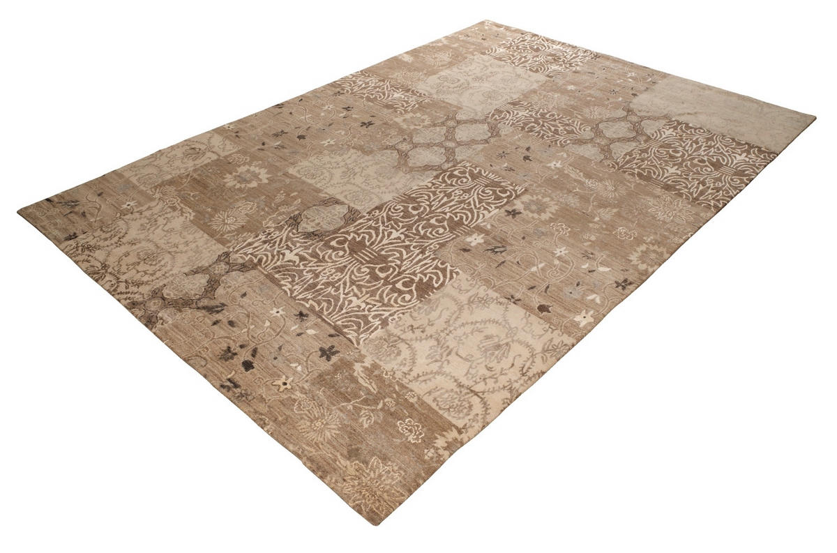 Wollteppich 170/240 cm Emporium Naturfarben, Beige  - Beige/Naturfarben, Basics, Textil (170/240cm) - Cazaris