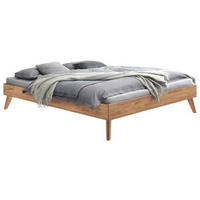 BETT 200/200 cm  in Buchefarben   - Buchefarben, Konventionell, Holz (200/200cm) - Hasena