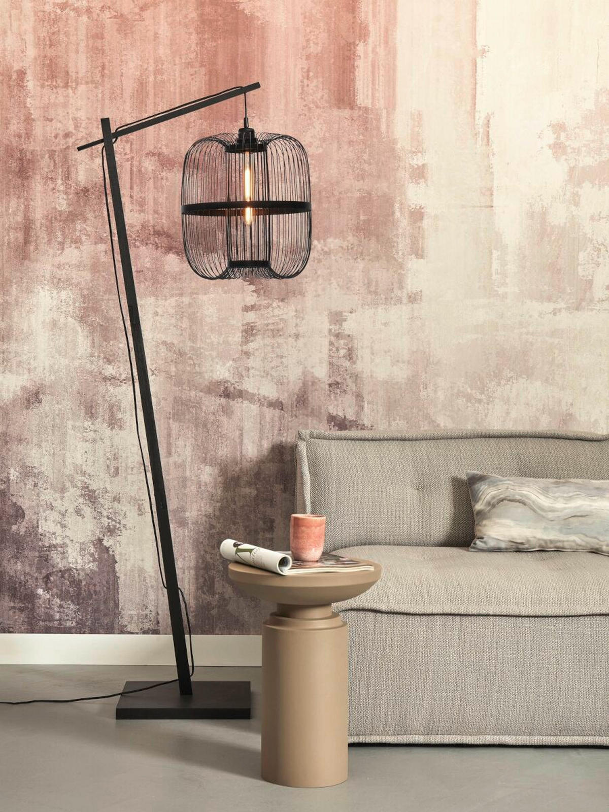 GOLVLAMPA GOOD&MOJO     - svart, Trend (176/36/63cm) - Good & Mojo
