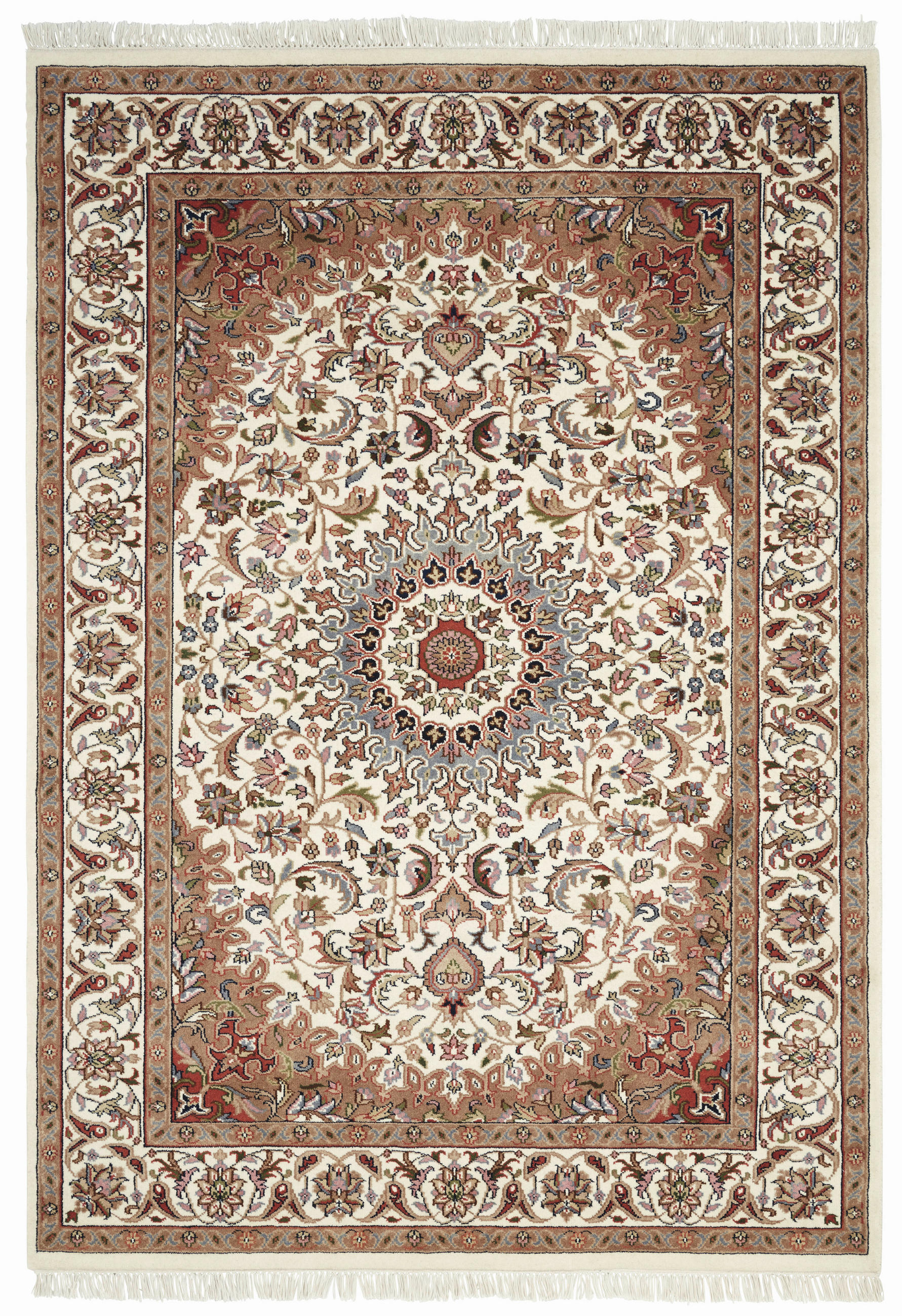 ORIENTTEPPICH 70/140 cm Nain Cream  - Creme, Lifestyle, Textil (70/140cm) - Cazaris