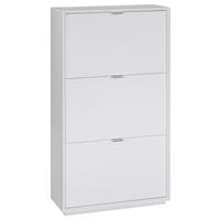 CIPELARNIK  bela  pločasti materijal     - bela/srebrna, Dizajnerski, pločasti materijal/plastika (65/123/25cm) - Xora