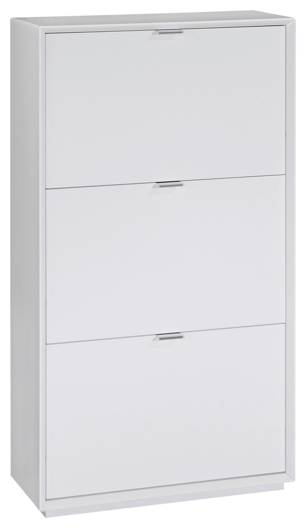 CIPELARNIK  bela  pločasti materijal     - bela/srebrna, Dizajnerski, pločasti materijal/plastika (65/123/25cm) - Xora