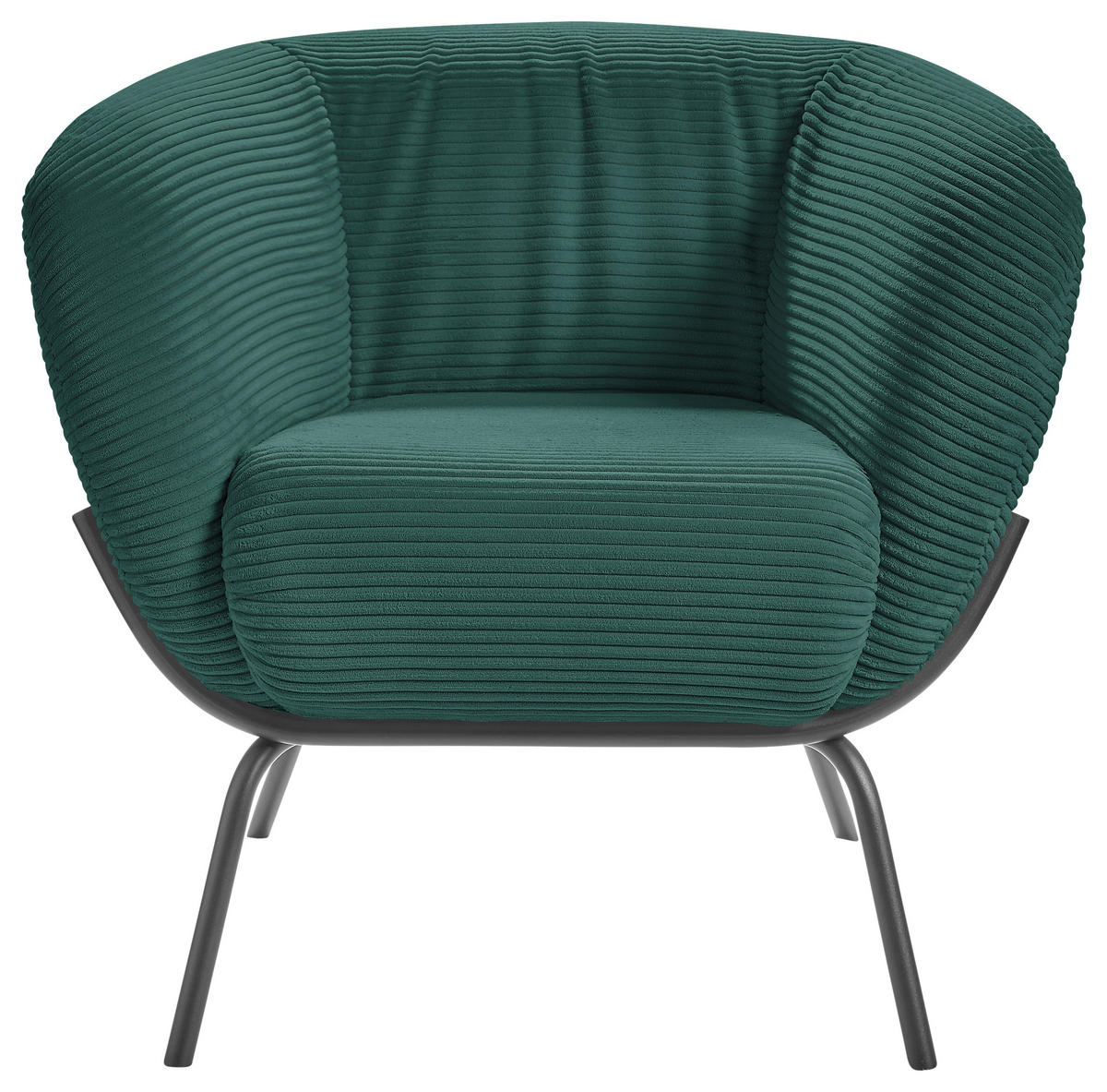 COCKTAILSESSEL - Grün, Design, Textil (79/71/74cm) - Lomoco