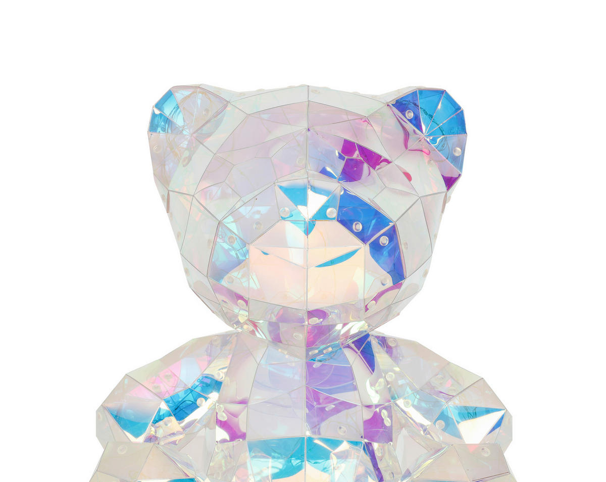 LED-DEKOLEUCHTE Bear 32/28,5/40 cm   - Transparent, LIFESTYLE, Kunststoff (32/28,5/40cm) - Novel