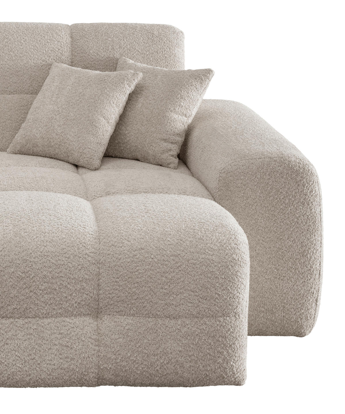 XXL-SESSEL - Beige/Schwarz, MODERN, Kunststoff/Textil (181/87/155cm) - Livetastic