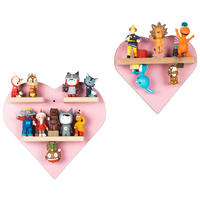 KINDERREGAL 27/27/5 cm  - Rosa, MODERN, Holzwerkstoff (27/27/5cm) - MID.YOU