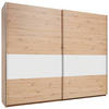 SCHWEBETÜRENSCHRANK 270/225/64 cm 2-türig Graphitfarben, Weiß, Eiche Artisan  - Chromfarben/Graphitfarben, KONVENTIONELL, Holzwerkstoff/Metall (270/225/64cm) - Xora