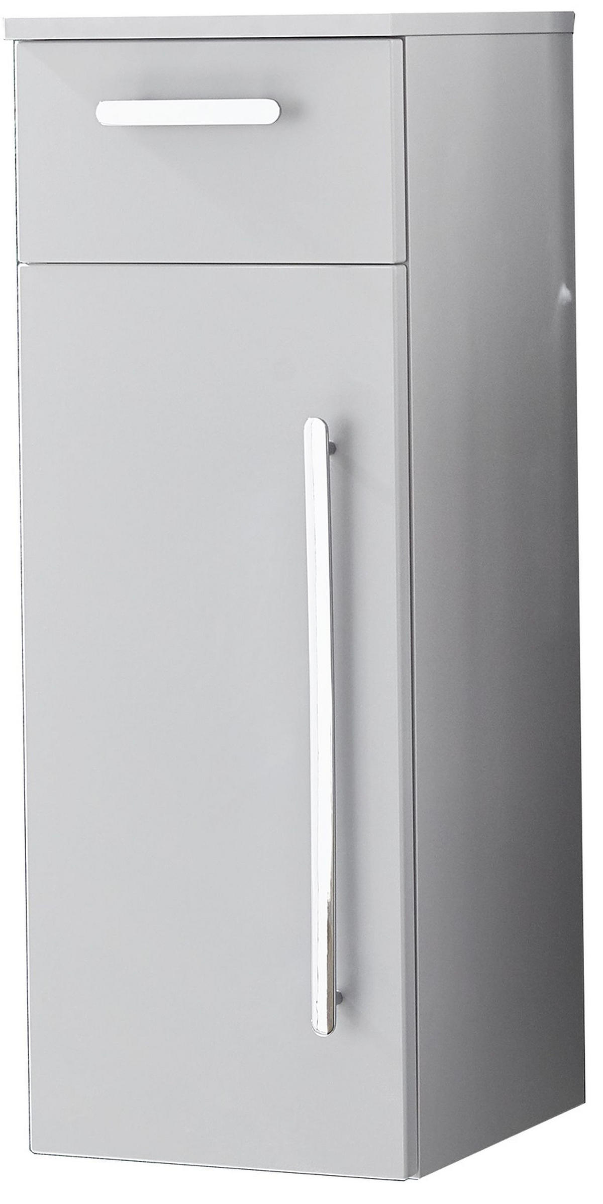 MIDISCHRANK 30/81,6/30 cm  - Chromfarben/Grau, KONVENTIONELL, Holzwerkstoff/Metall (30/81,6/30cm) - Novel